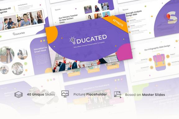 Educated –  Free Keynote Presentation Template