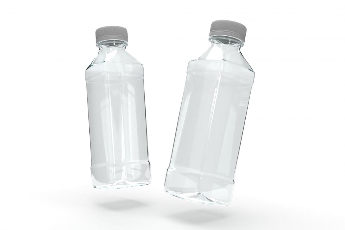 Transparent Plastic Bottle - Free Mockup alternate