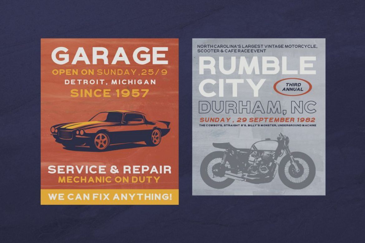 WARDRUM - Expanded Sans - view 3