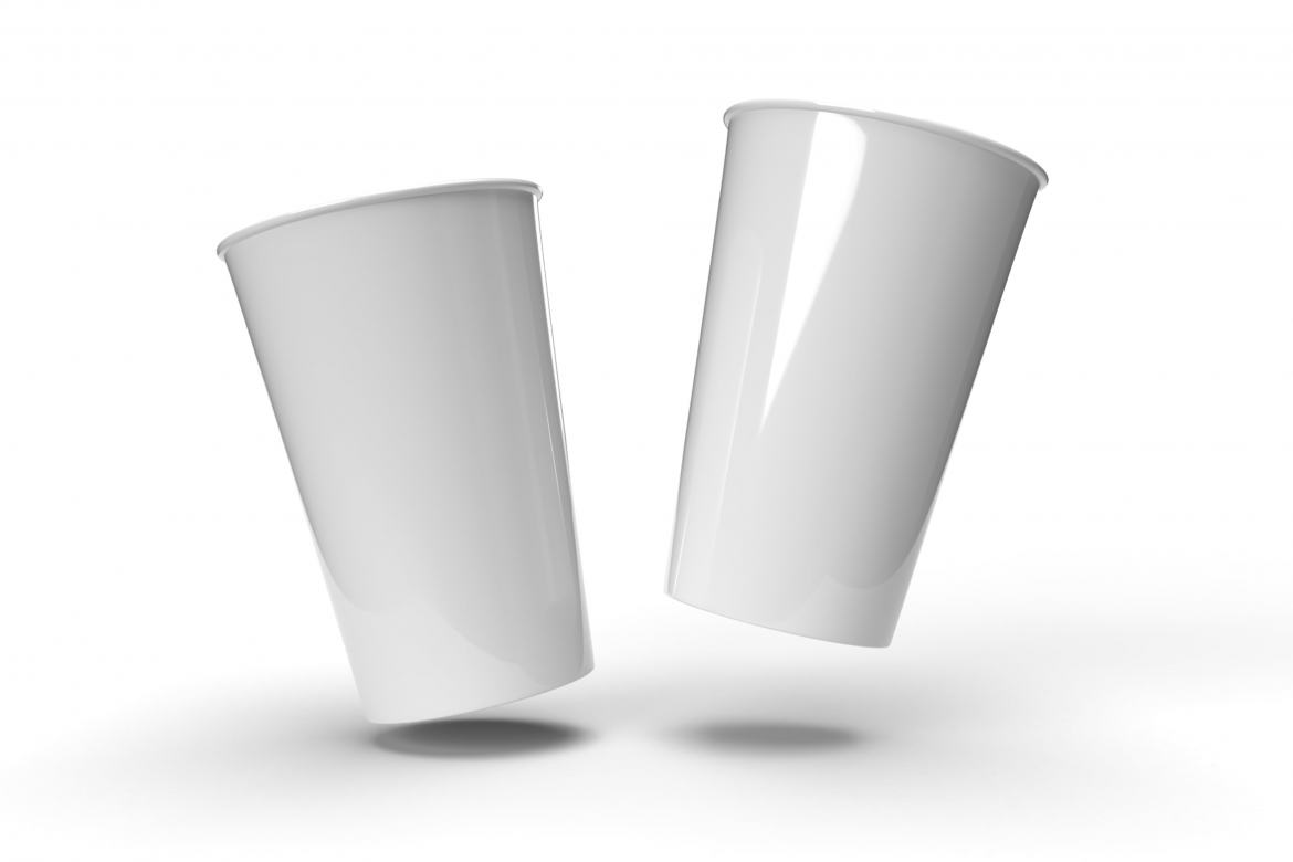 Plastic Cup Packaging - Free Mockup alternate