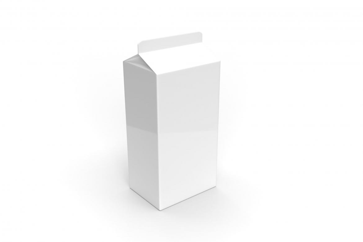 Milk Box and Drink Packaging - Free Mockup alternate