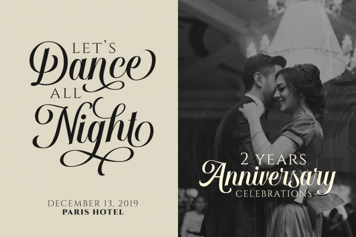 Hougbon - A Glamour Script - view 3