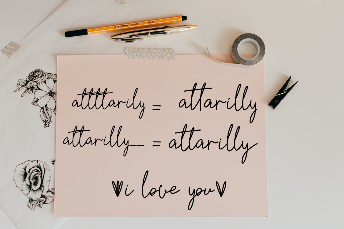 Qitt Chesta - Free Script Font - view 3