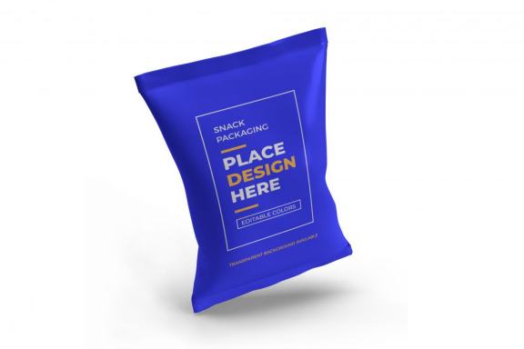 Snack Packaging - Free Mockup Template