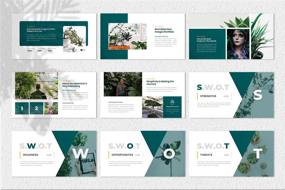 Organica - Free Powerpoint Presentation Template - view 4