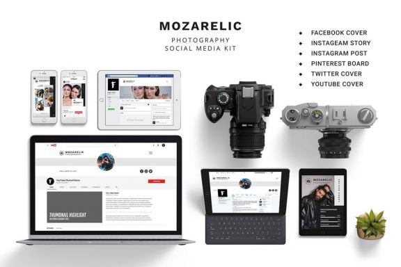 Mozarelic Photography Social Media Kit