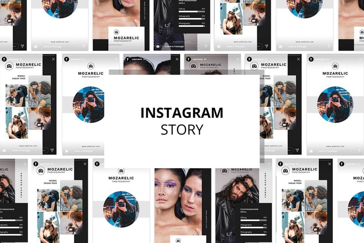 Mozarelic Photography Social Media Kit - view 8