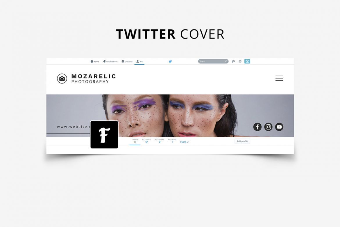 Mozarelic Photography Social Media Kit - view 14