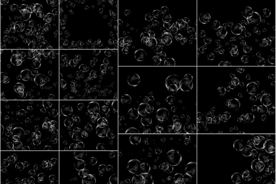 50 Bubble Overlays - view 2