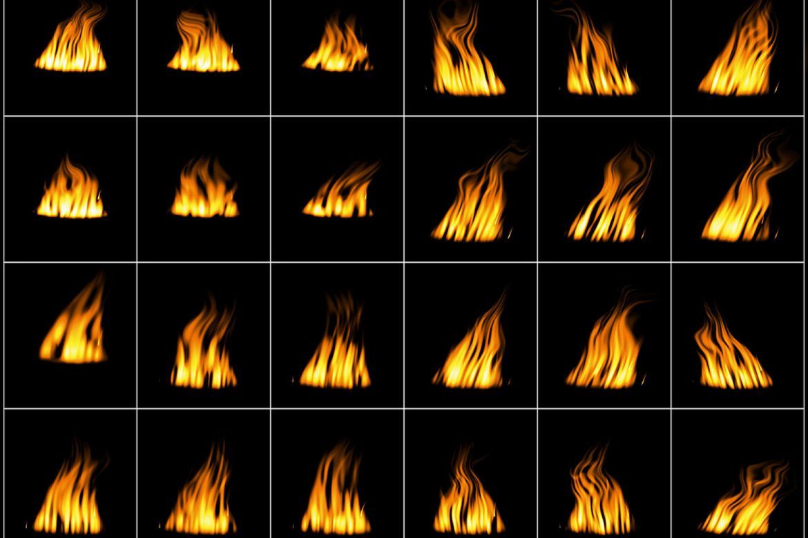 50 Digital Fire Overlays - view 4