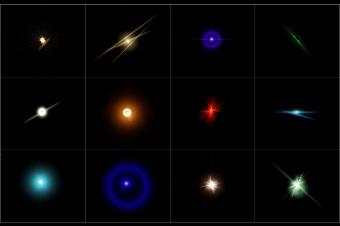 50 Flare & Stars Overlays Volume 1 alternate