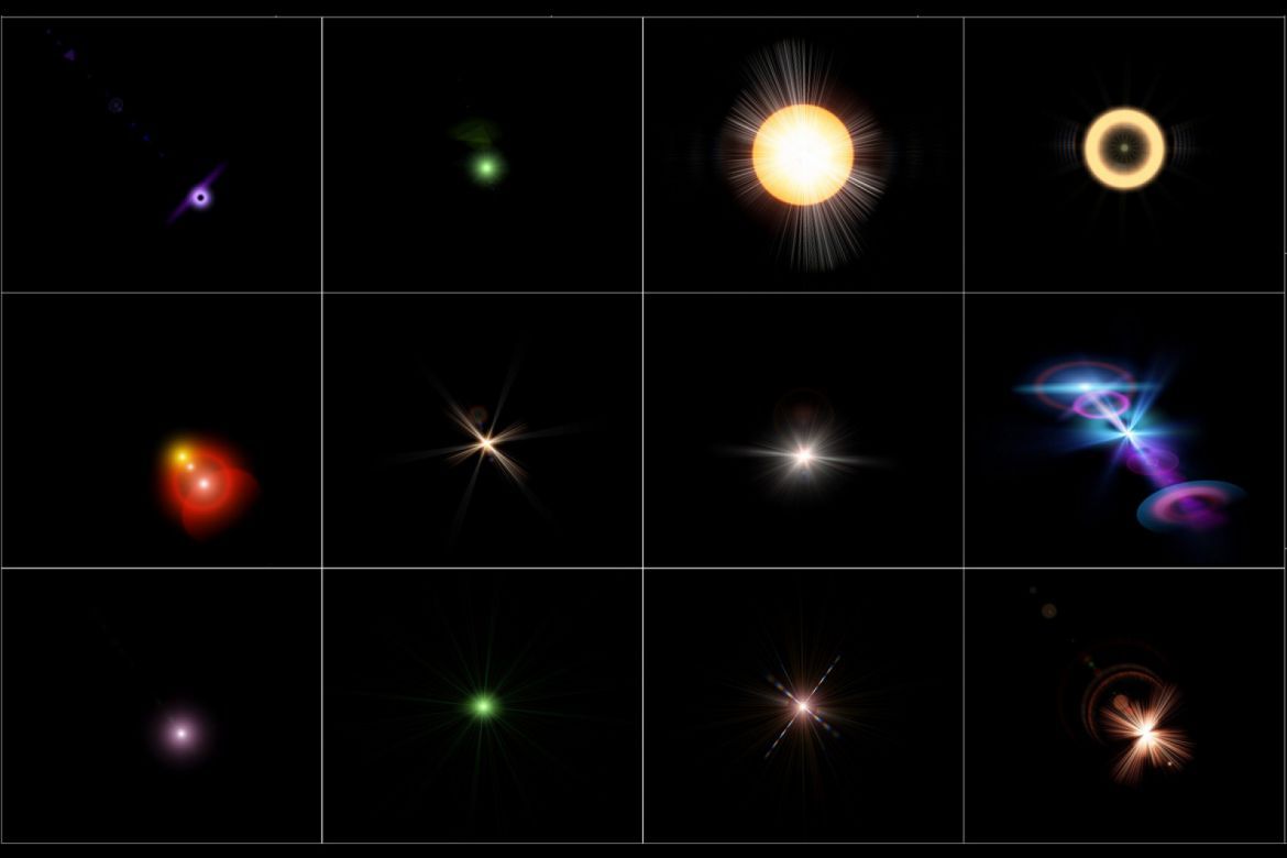 50 Flare & Stars Overlays Volume 1 - view 4