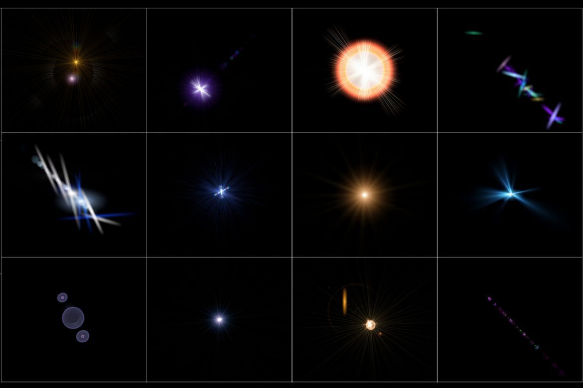 50 Flare & Stars Overlays Volume 1 - view 5