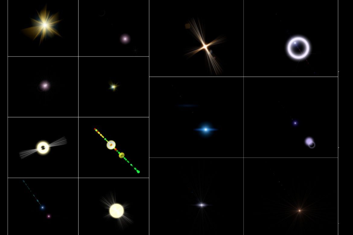 50 Flare & Stars Overlays Volume 2 - view 3