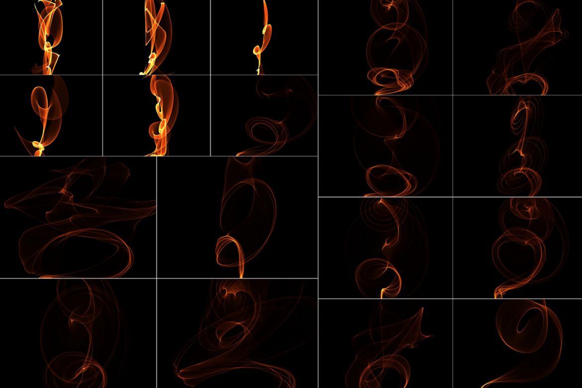 75 Abstract Fire Overlays Vol. 1 - view 3