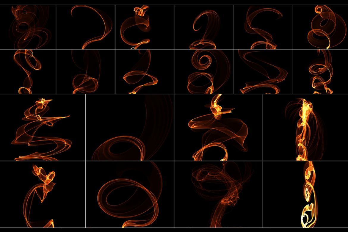 75 Abstract Fire Overlays Vol. 1 - view 4