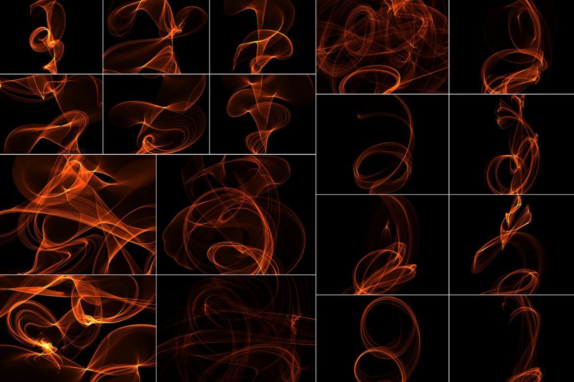 75 Abstract Fire Overlays Vol. 2 - view 3