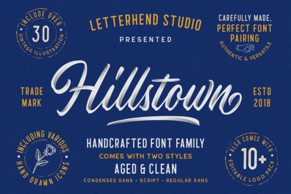 Hillstown Font Collection