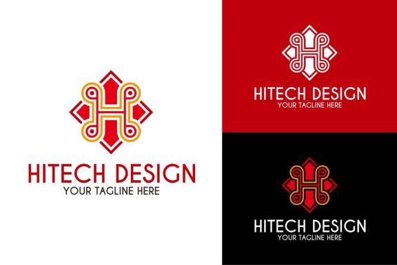 Hitech Design Logo - view 1
