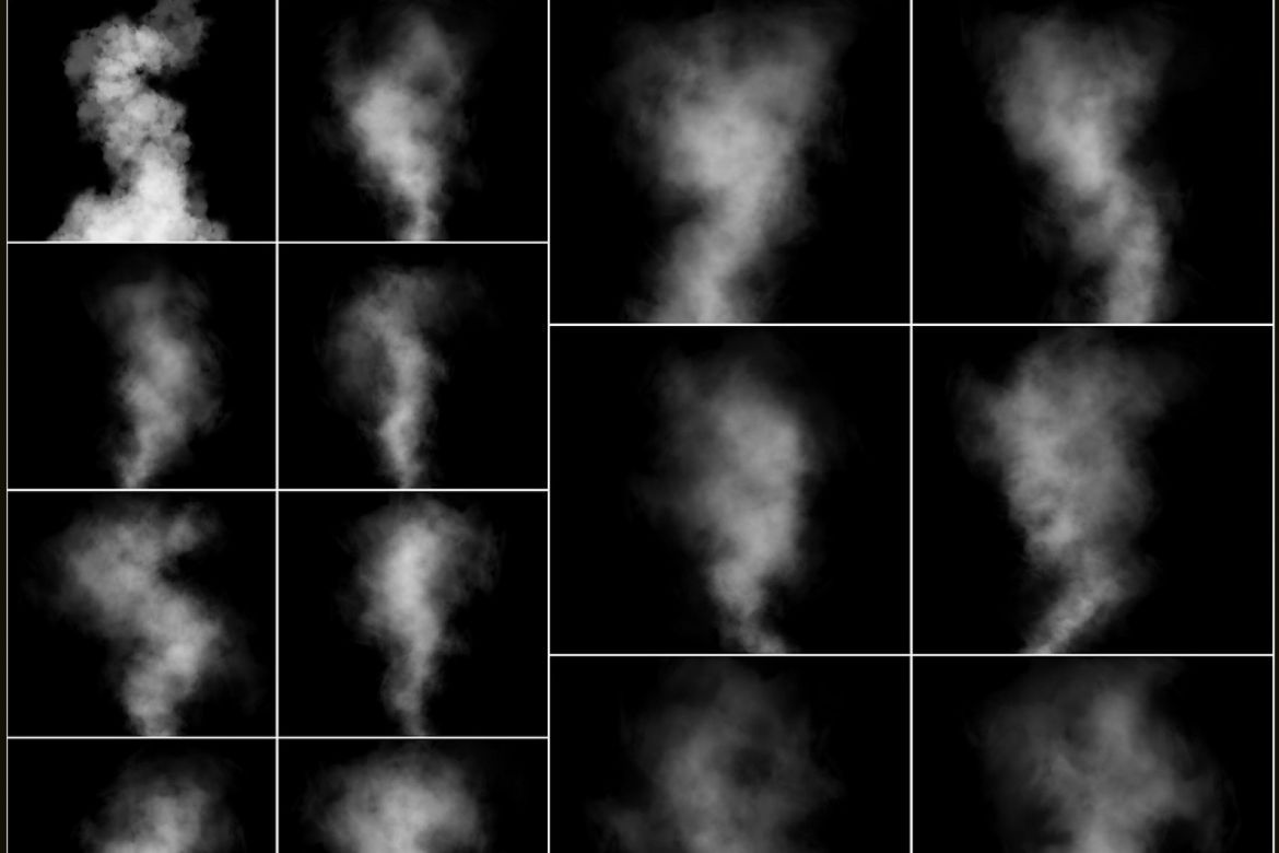 100 Cloudy Smoke Overlays - view 3