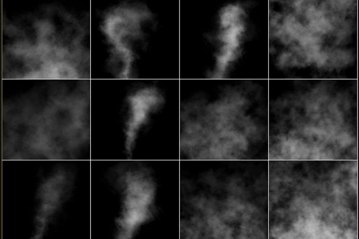 100 Cloudy Smoke Overlays - view 4