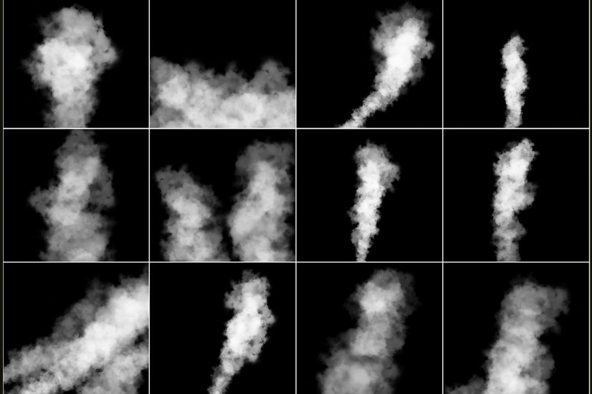 100 Cloudy Smoke Overlays - view 6