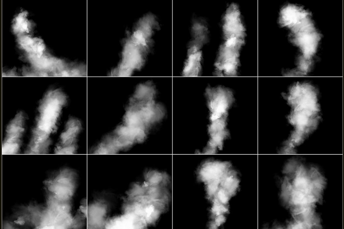 100 Cloudy Smoke Overlays - view 8