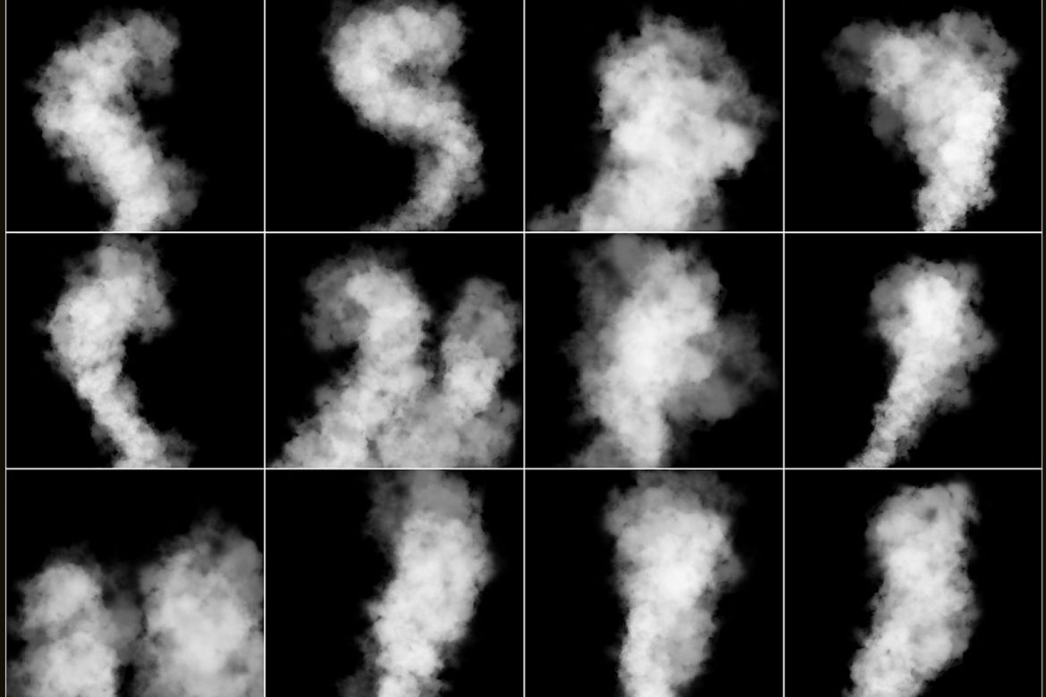 100 Cloudy Smoke Overlays - view 9