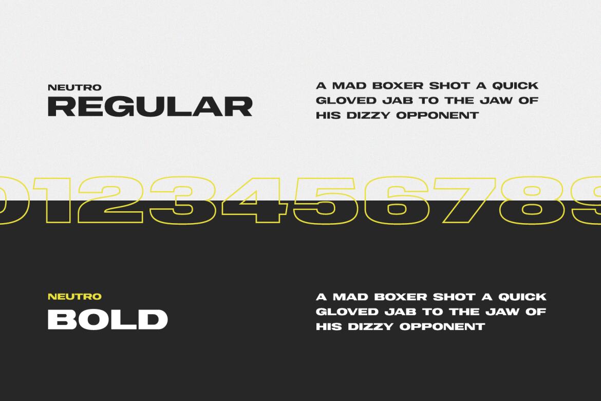 Nuetro Display - Free Font Family - view 5