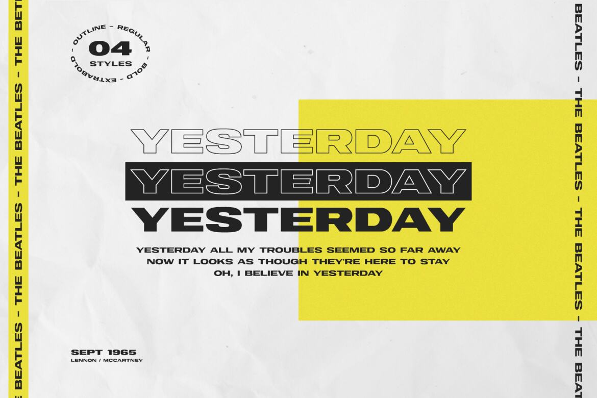 Nuetro Display - Free Font Family alternate