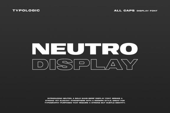 Nuetro Display - Free Font Family