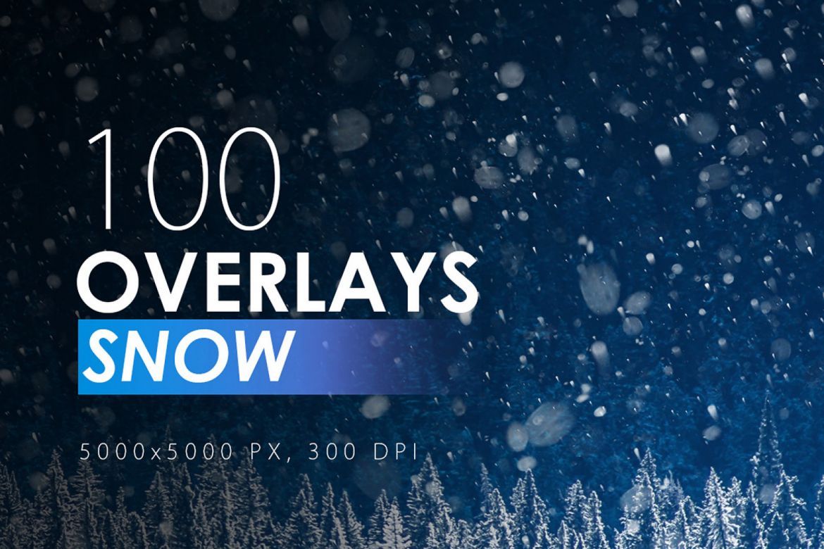 100 Snow Overlays - view 2