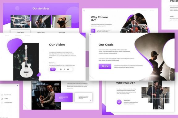 Chordia - Music Keynote Template