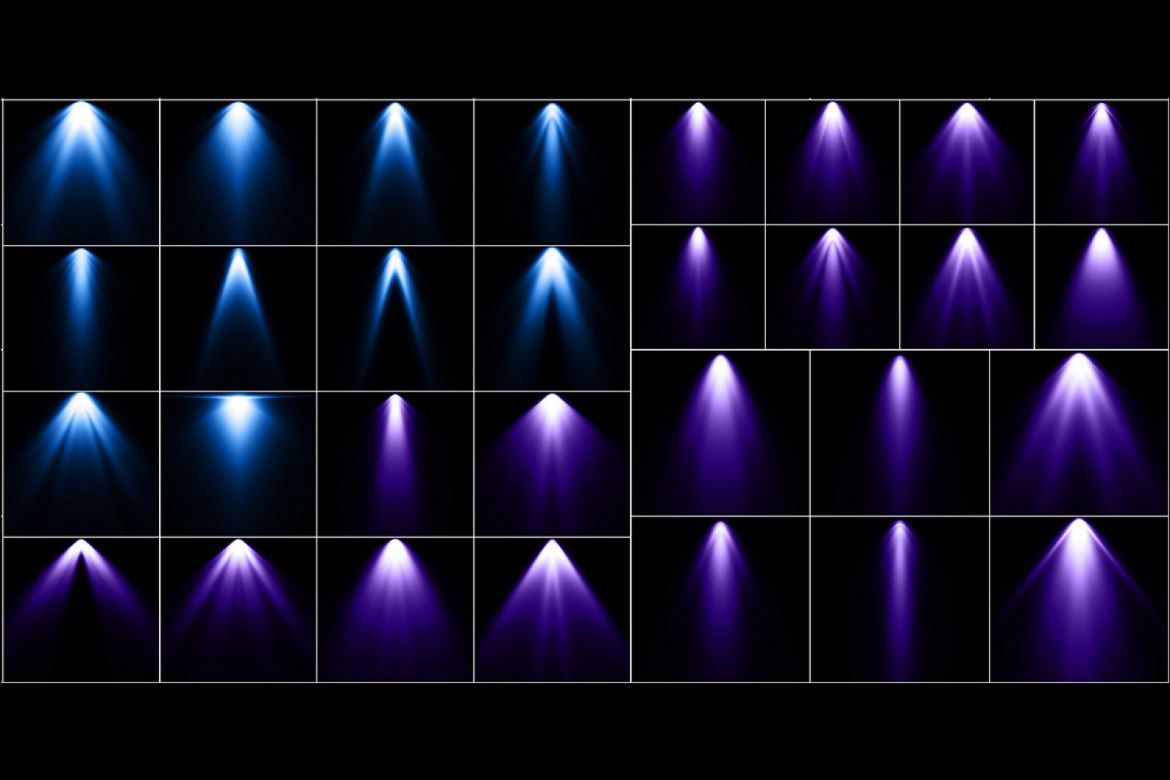 120 Colorful Spotlight Overlays - view 2