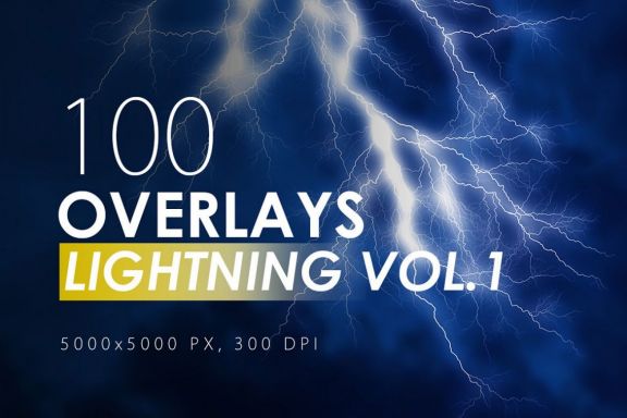 100 Lightning Overlays Vol. 1