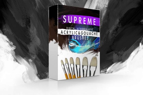 Supreme Acrylic & Gouache Brushes