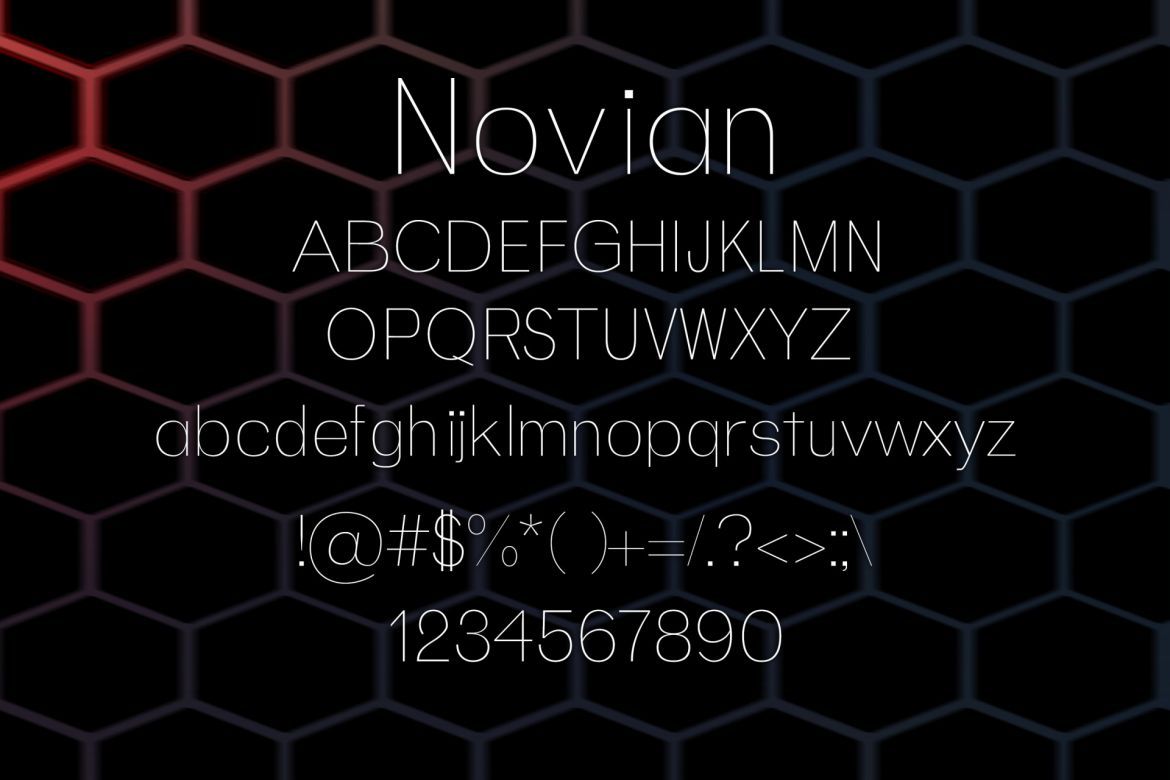 Novian Font alternate