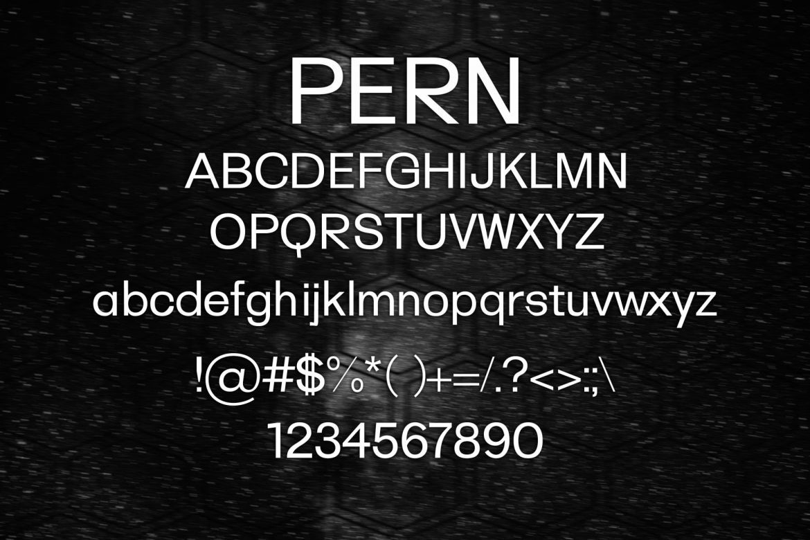 Pern Font - view 2
