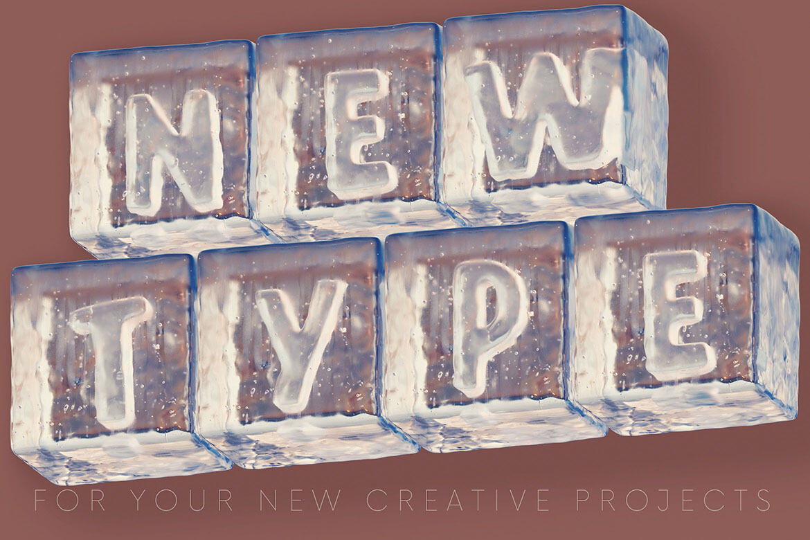 Ice Cubes - Free 3D Lettering - view 5