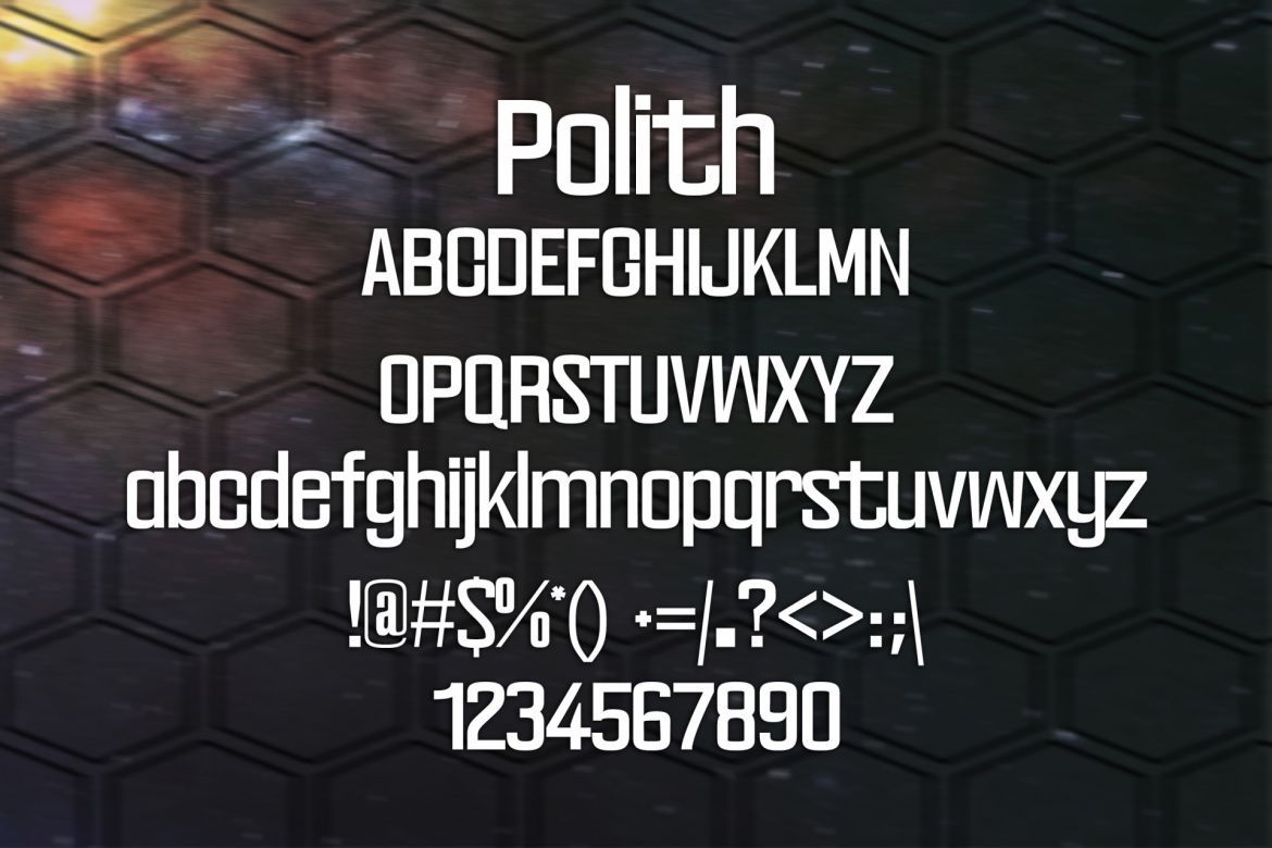 Polith Font alternate