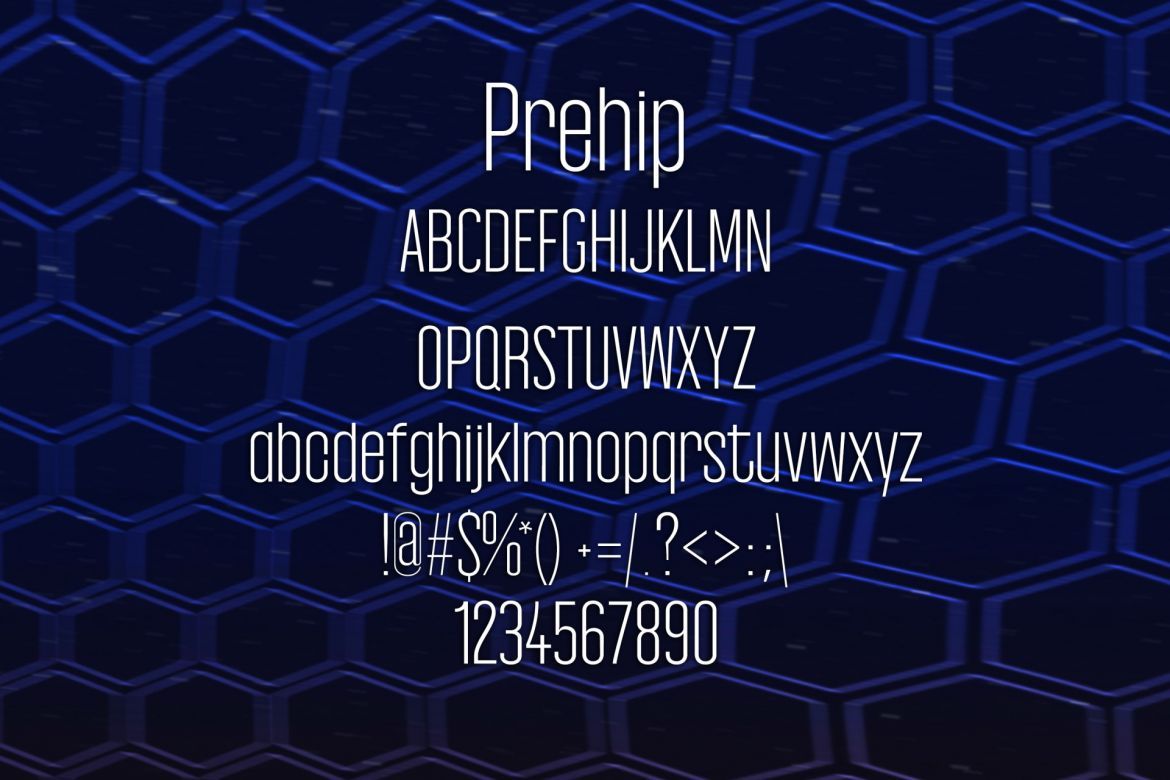 Prehip Font - view 2