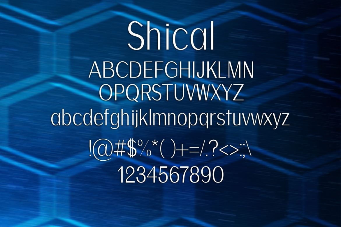 Shical Font alternate