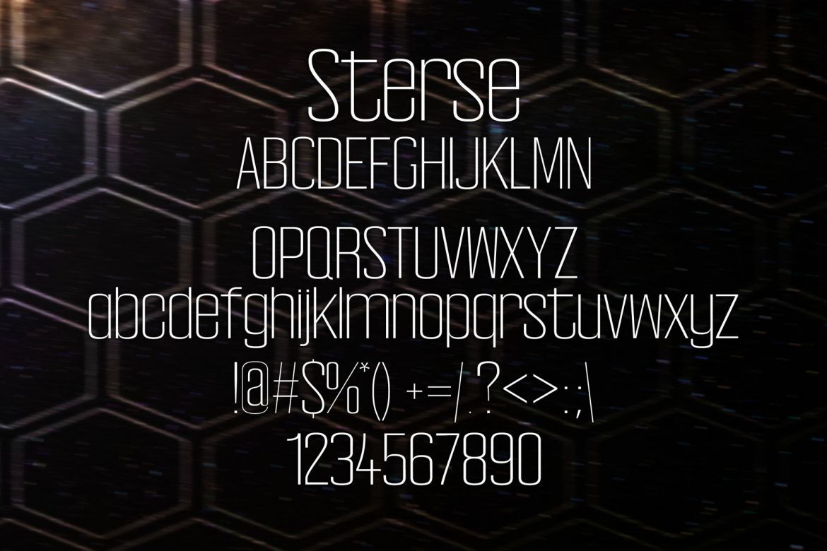 Sterse Font - view 2