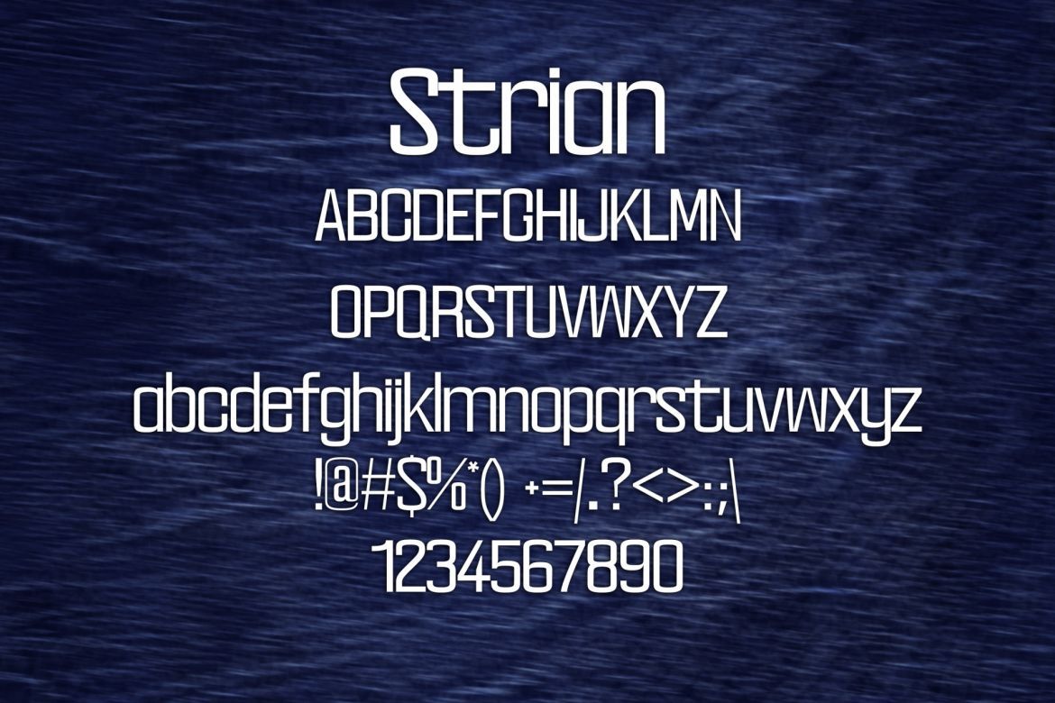 Strian Font - view 2
