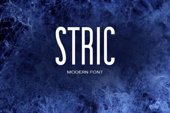 Stric Font - view 1