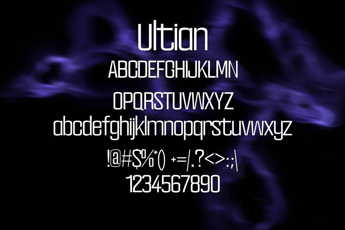 Ultian Font - view 2