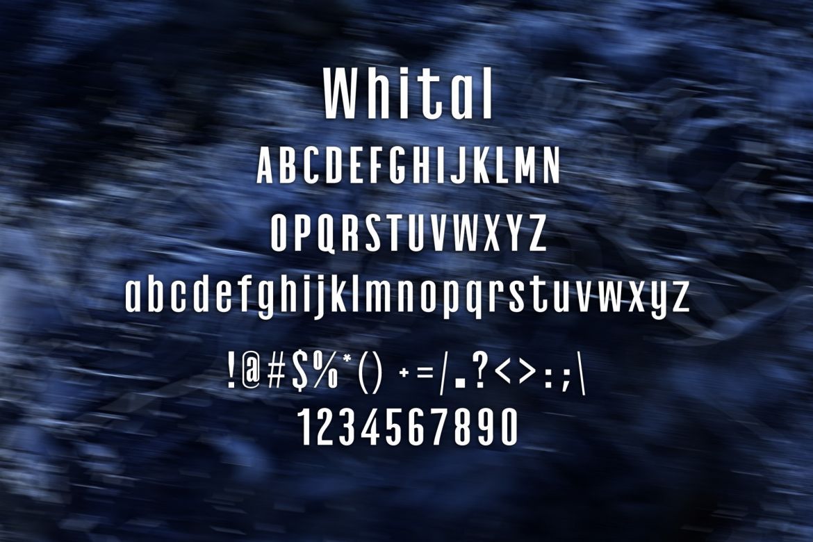 Whital Font alternate