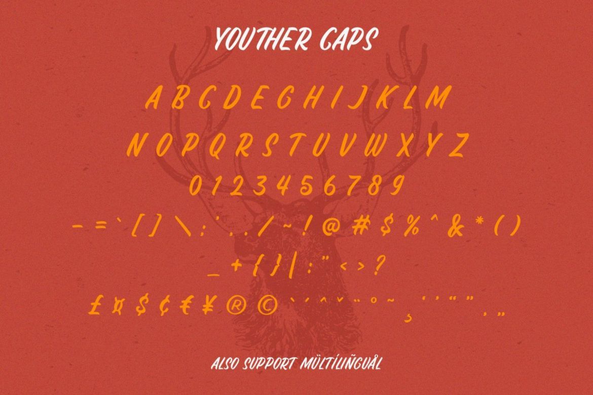 Youther Brush - Layered Font Duo - view 9
