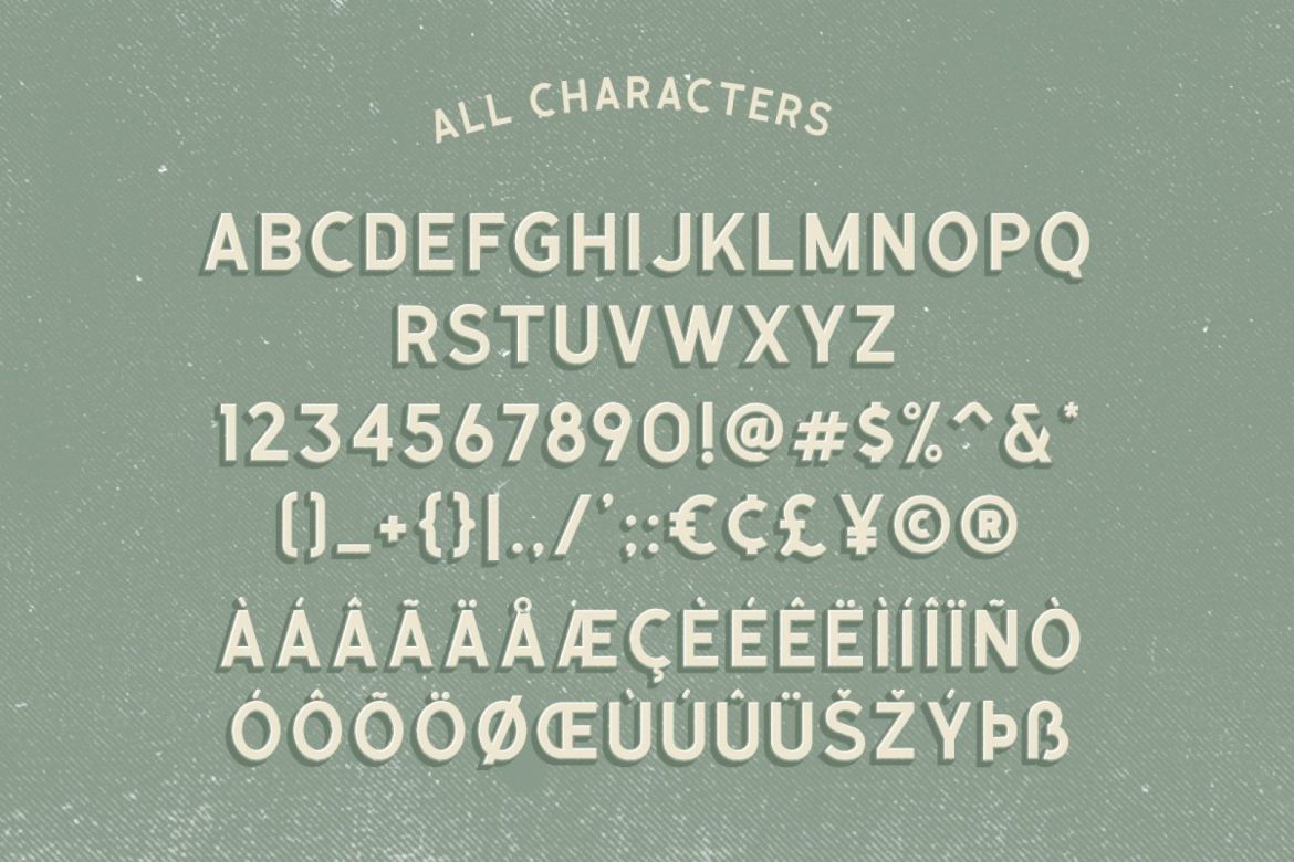 Calasans - 7 Layered Fonts - view 7