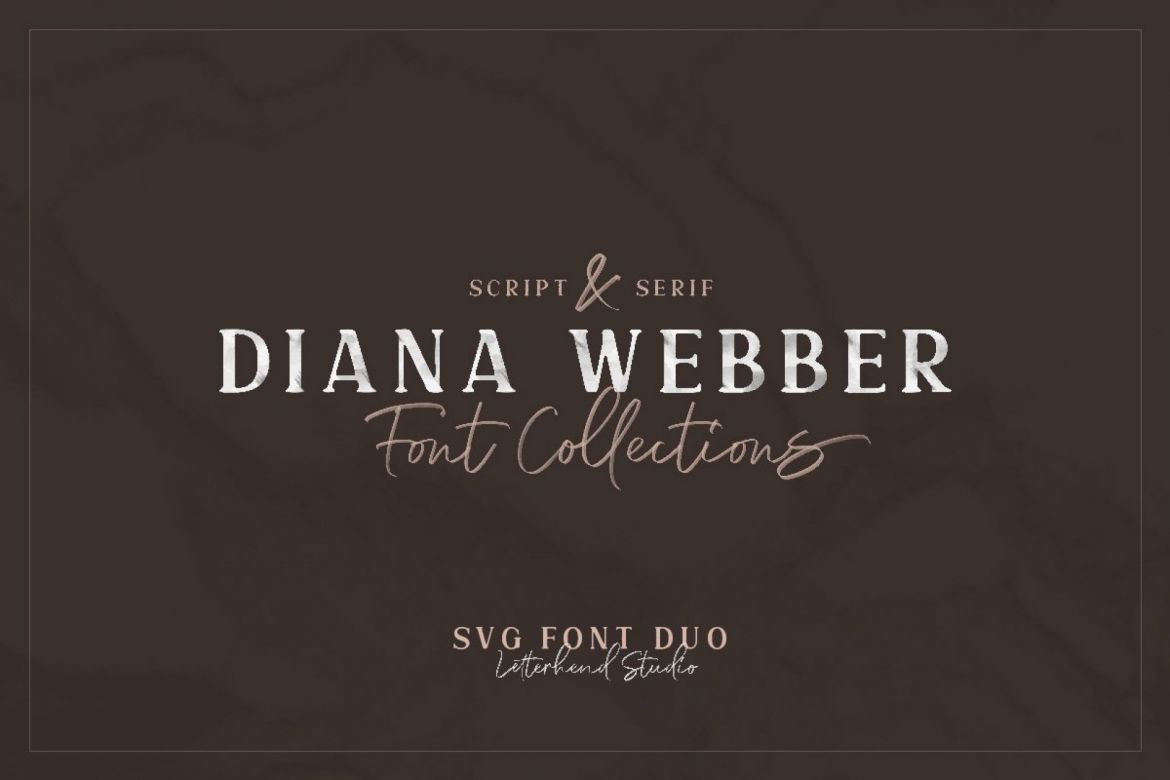 Diana Webber - SVG Font Duo alternate